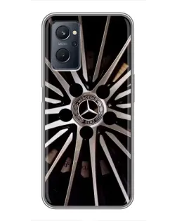 Чехол для Realme 9i с картинкой «Диск Mercedes»