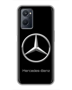Чехол для Realme 9i с картинкой «Mercedes Silver Logo»