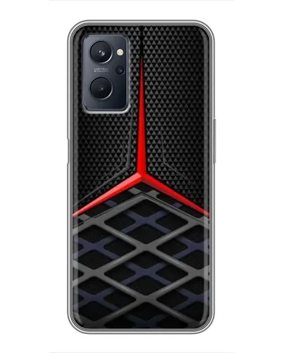 Чехол для Realme 9i с картинкой «Mercedes Carbon Grid» Чехол для Realme 9i с картинкой «Mercedes Carbon Grid»
