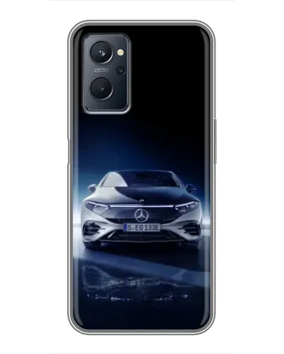 Чехол для Realme 9i с картинкой «Ночной Mercedes EQ» Чехол для Realme 9i с картинкой «Ночной Mercedes EQ»