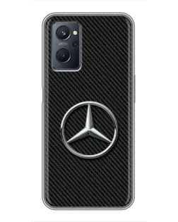Чехол для Realme 9i с картинкой «Карбоновый Mercedes стиль» Чехол для Realme 9i с картинкой «Карбоновый Mercedes стиль»