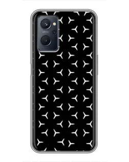 Чехол для Realme 9i с картинкой «Mercedes паттерн звезд» Чехол для Realme 9i с картинкой «Mercedes паттерн звезд»