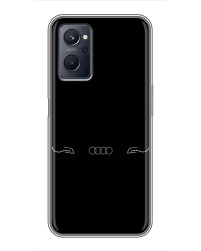 Чехол для Realme 9i с картинкой «Audi — световой подпись»