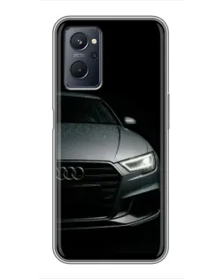 Чехол для Realme 9i с картинкой «Audi — детализация кузова» Чехол для Realme 9i с картинкой «Audi — детализация кузова»