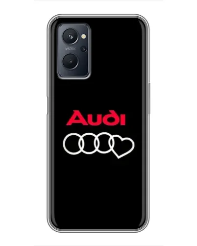 Чехол для Realme 9i с картинкой «Логотип Audi Heart»