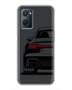 Чехол для Realme 9i с картинкой «Задняя часть Audi — арт» Чехол для Realme 9i с картинкой «Задняя часть Audi — арт»