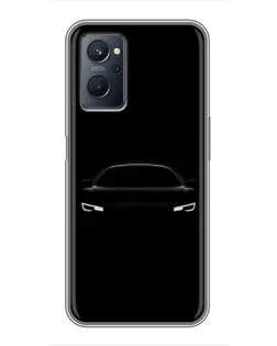Чехол для Realme 9i с картинкой «Взгляд Audi в темноте» Чехол для Realme 9i с картинкой «Взгляд Audi в темноте»