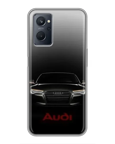 Чехол для Realme 9i с картинкой «Audi — градиентный контур»
