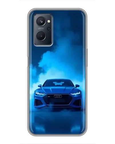 Чехол для Realme 9i с картинкой «Audi — голубая энергия»