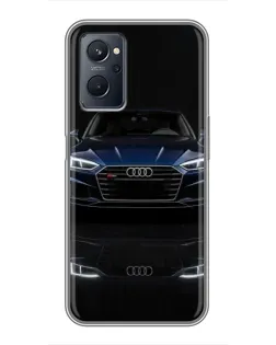 Чехол для Realme 9i с картинкой «Audi — ночное отражение» Чехол для Realme 9i с картинкой «Audi — ночное отражение»