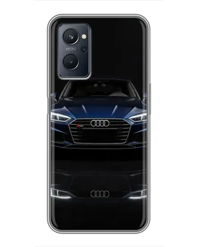 Чехол для Realme 9i с картинкой «Audi — ночное отражение»
