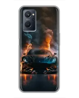 Чохол для Realme 9i з картинкою «Lamborghini димна естетика» Чохол для Realme 9i з картинкою «Lamborghini димна естетика»