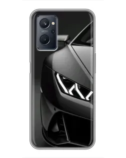 Чохол для Realme 9i з картинкою «Lamborghini фари деталізація» Чохол для Realme 9i з картинкою «Lamborghini фари деталізація»