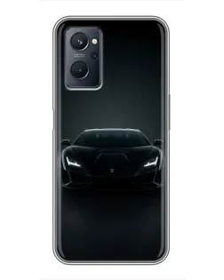 Чохол для Realme 9i з картинкою «Чорний Lamborghini Aventador» Чохол для Realme 9i з картинкою «Чорний Lamborghini Aventador»