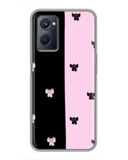 Чехол для Realme 9i с картинкой «Контрастные банты»