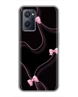 Чехол для Realme 9i с картинкой «Розовые ленты»