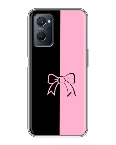 Чехол для Realme 9i с картинкой «Половинки банта»