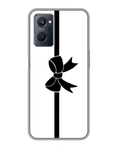 Чехол для Realme 9i с картинкой «Вертикальный бант»
