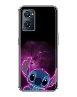 Чехол для Realme 9i с картинкой «Неоновый Stitch» Чехол для Realme 9i с картинкой «Неоновый Stitch»