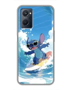 Чехол для Realme 9i с картинкой «Стич на волне» Чехол для Realme 9i с картинкой «Стич на волне»