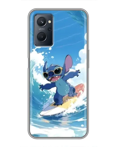 Чехол для Realme 9i с картинкой «Стич на волне» Чехол для Realme 9i с картинкой «Стич на волне»