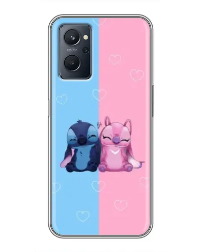 Чехол для Realme 9i с картинкой «Stitch и Angel Love» Чехол для Realme 9i с картинкой «Stitch и Angel Love»