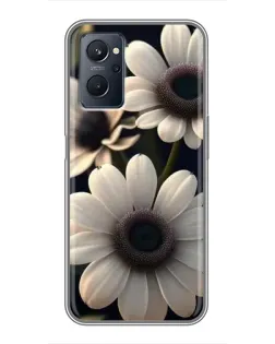 Чехол для Realme 9i с картинкой «Белые маргаритки макро» Чехол для Realme 9i с картинкой «Белые маргаритки макро»