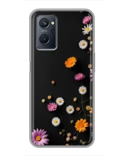 Чехол для Realme 9i с картинкой «Цветочная композиция» Чехол для Realme 9i с картинкой «Цветочная композиция»