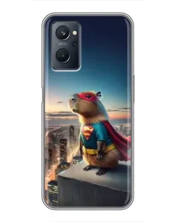 Чохол для Realme 9i з картинкою «Капі-мен супергерой» Чохол для Realme 9i з картинкою «Капі-мен супергерой»