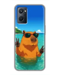 Чохол для Realme 9i з картинкою «Морська капібара» Чохол для Realme 9i з картинкою «Морська капібара»