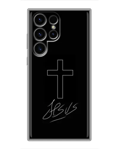 Чехол для Realme C100 5G с картинкой «Графический крест Jesus» Чехол для Realme C100 5G с картинкой «Графический крест Jesus»