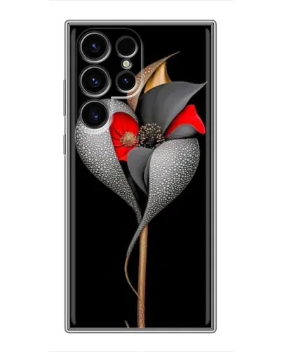 Чехол для Realme C100 5G с картинкой «Серебряный фантазийный цветок» Чехол для Realme C100 5G с картинкой «Серебряный фантазийный цветок»