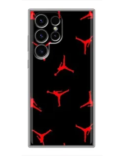 Чохол для Realme C100 з картинкою «Jordan Red Pattern»