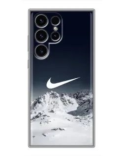 Чохол для Realme C100 з картинкою «Nike — зимові гори»