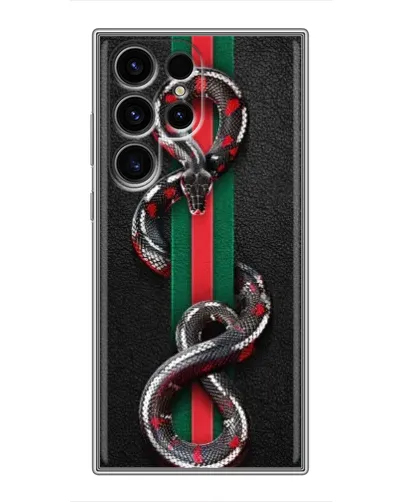 Чехол для Realme C100 с картинкой «Gucci — змея на полосе» Чехол для Realme C100 с картинкой «Gucci — змея на полосе»