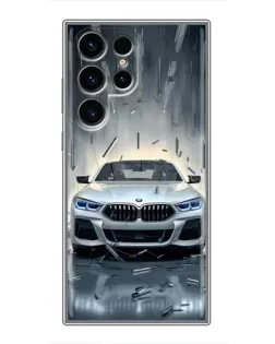 Чохол для Realme C100 з картинкою «BMW у світлі фар»