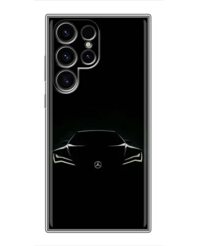 Чехол для Realme C100 с картинкой «Mercedes — силуэт авто» Чехол для Realme C100 с картинкой «Mercedes — силуэт авто»