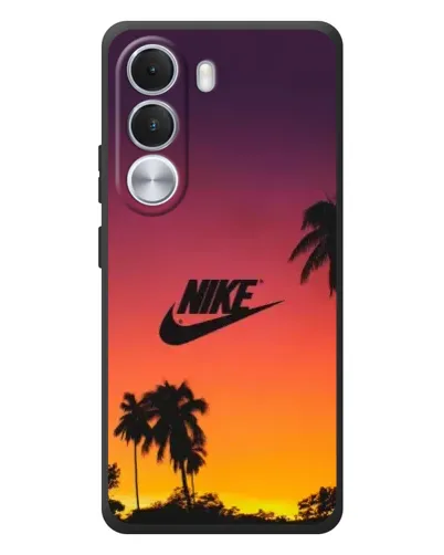 Чехол для Realme C100i с картинкой «Nike на закате солнца»