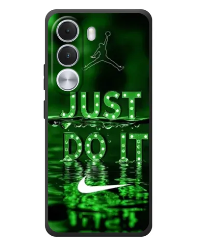 Чехол для Realme C100i с картинкой «Зеленый неоновый Nike»