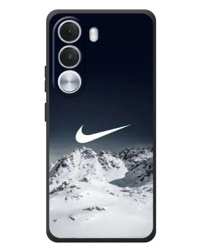 Чехол для Realme C100i с картинкой «Nike — зимние горы»