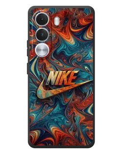 Чехол для Realme C100i с картинкой «Nike в абстракции»