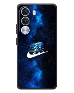 Чехол для Realme C100i с картинкой «Звездный путь Nike»