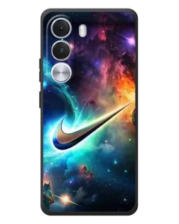 Чехол для Realme C100i с картинкой «Космический Nike Swoosh»