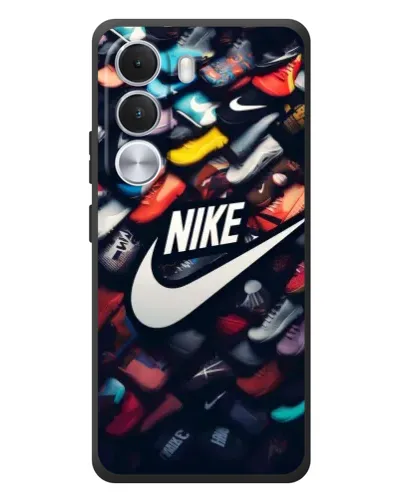 Чехол для Realme C100i с картинкой «Коллекция кроссовок Nike»