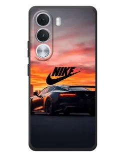 Чехол для Realme C100i с картинкой «Nike и суперкар»