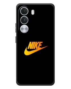Чехол для Realme C100i с картинкой «Золотой логотип Nike»