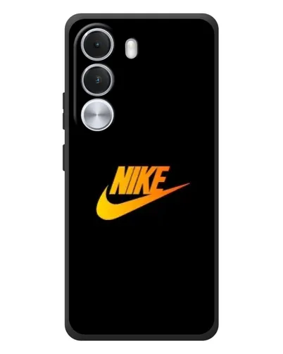 Чехол для Realme C100i с картинкой «Золотой логотип Nike»