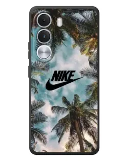 Чехол для Realme C100i с картинкой «Тропический принт Nike»