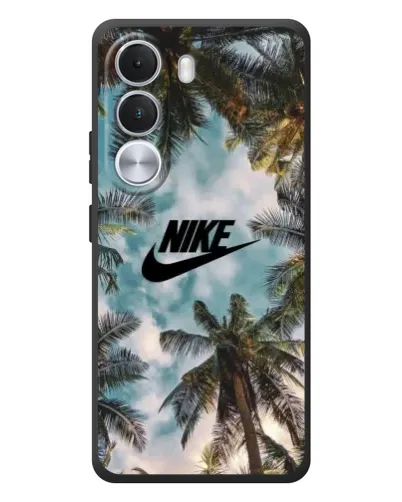 Чехол для Realme C100i с картинкой «Тропический принт Nike» Чехол для Realme C100i с картинкой «Тропический принт Nike»