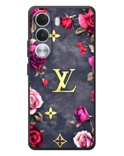 Чехол для Realme C100i с картинкой «Цветочный Louis Vuitton»